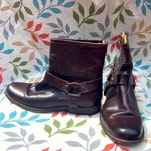 Women’s Frye Phillip Harness Short Leather Boots